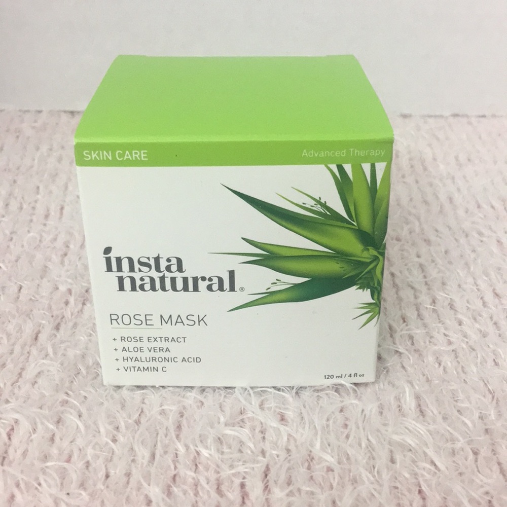 New in Box Instanatural Rose Mask